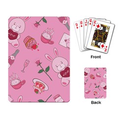 Valentine Pattern Playing Cards Single Design (rectangle) by designsbymallika