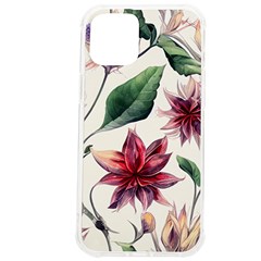 Floral Pattern Iphone 12 Pro Max Tpu Uv Print Case by designsbymallika