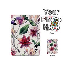 Floral Pattern Playing Cards 54 Designs (mini) by designsbymallika