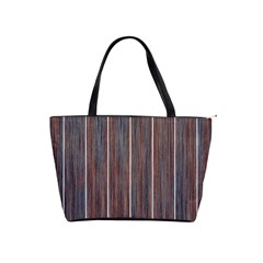 Dark Digital Wood Like Classic Shoulder Handbag by ConteMonfrey