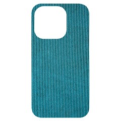 Blue Digital Fabric Iphone 14 Pro Black Uv Print Case