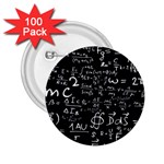 E=mc2 Text Science Albert Einstein Formula Mathematics Physics 2.25  Buttons (100 pack) 