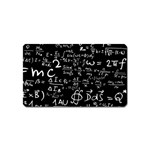 E=mc2 Text Science Albert Einstein Formula Mathematics Physics Magnet (Name Card)