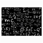 E=mc2 Text Science Albert Einstein Formula Mathematics Physics Large Glasses Cloth