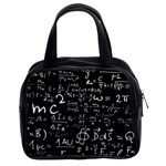 E=mc2 Text Science Albert Einstein Formula Mathematics Physics Classic Handbag (Two Sides)