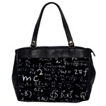 E=mc2 Text Science Albert Einstein Formula Mathematics Physics Oversize Office Handbag