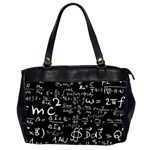 E=mc2 Text Science Albert Einstein Formula Mathematics Physics Oversize Office Handbag (2 Sides)