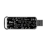 E=mc2 Text Science Albert Einstein Formula Mathematics Physics Portable USB Flash (One Side)