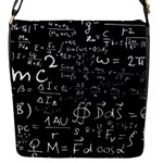 E=mc2 Text Science Albert Einstein Formula Mathematics Physics Flap Closure Messenger Bag (S)