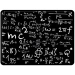 E=mc2 Text Science Albert Einstein Formula Mathematics Physics Two Sides Fleece Blanket (Large)