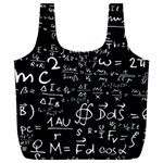 E=mc2 Text Science Albert Einstein Formula Mathematics Physics Full Print Recycle Bag (XL)