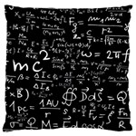 E=mc2 Text Science Albert Einstein Formula Mathematics Physics Large Premium Plush Fleece Cushion Case (One Side)