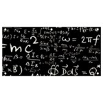 E=mc2 Text Science Albert Einstein Formula Mathematics Physics Banner and Sign 4  x 2 