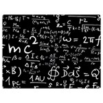 E=mc2 Text Science Albert Einstein Formula Mathematics Physics Premium Plush Fleece Blanket (Extra Small)