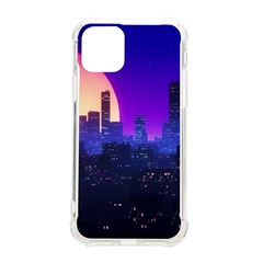 The Sun Night Music The City Background 80s, 80 s Synth Iphone 11 Pro 5 8 Inch Tpu Uv Print Case by uniart180623