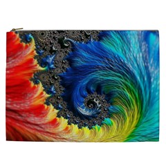Colorful Digital Art Fractal Design Cosmetic Bag (xxl) by uniart180623