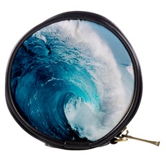 Tsunami Big Blue Wave Ocean Waves Water Mini Makeup Bag by uniart180623