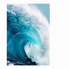 Tsunami Big Blue Wave Ocean Waves Water Small Garden Flag (two Sides) by uniart180623