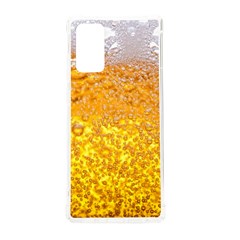 Texture Pattern Macro Glass Of Beer Foam White Yellow Bubble Samsung Galaxy Note 20 Tpu Uv Case by uniart180623