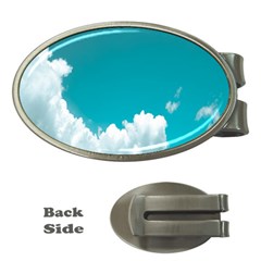Clouds Hd Wallpaper Money Clips (oval)  by artworkshop