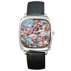 Nature Beautiful Rainbow Square Metal Watch by artworkshop