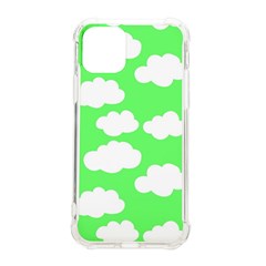 Green And White Cute Clouds  Iphone 11 Pro 5 8 Inch Tpu Uv Print Case by ConteMonfrey