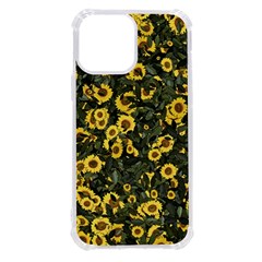 Sunflowers Yellow Flowers Flowers Digital Drawing Iphone 13 Pro Max Tpu Uv Print Case by Simbadda