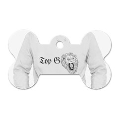 (2)dx Hoodie  Dog Tag Bone (one Side) by Alldesigners