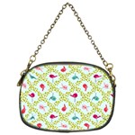 Birds Pattern Background Chain Purse (Two Sides)