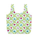 Birds Pattern Background Full Print Recycle Bag (M)