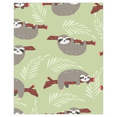 Sloths-pattern-design Drawstring Bag (small) by Simbadda