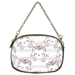 Cat-with-bow-pattern Chain Purse (two Sides) by Simbadda