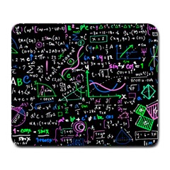 Math-linear-mathematics-education-circle-background Large Mousepad by Simbadda