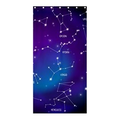 Realistic-night-sky-poster-with-constellations Shower Curtain 36  X 72  (stall)  by Simbadda