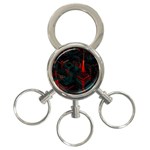 A Dark City Vector 3-Ring Key Chain Front