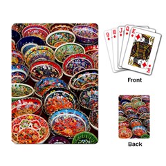 Art Background Bowl Ceramic Color Playing Cards Single Design (rectangle) by Proyonanggan