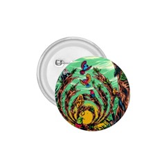 Monkey Tiger Bird Parrot Forest Jungle Style 1 75  Buttons by Grandong