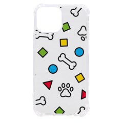 Dog Paw Seamless Pattern Footprint Bone Iphone 13 Mini Tpu Uv Print Case