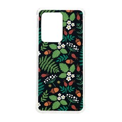 Pattern Forest Leaf Fruits Flowers Motif Samsung Galaxy S20 Ultra 6 9 Inch Tpu Uv Case by Amaryn4rt