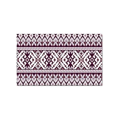 Illustration Ukrainian Folk Seamless Pattern Ornament Sticker Rectangular (100 Pack)