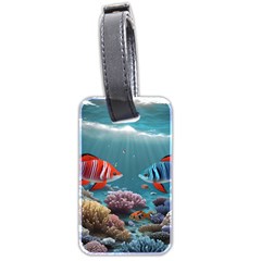 Fish Sea Ocean Luggage Tag (two Sides)