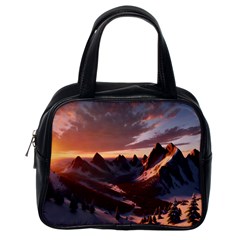 Landscape Mountains Nature Classic Handbag (one Side) by Ravend