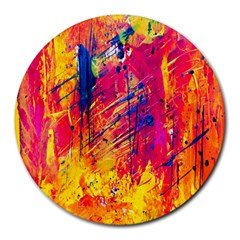 Various Colors Round Mousepad by artworkshop