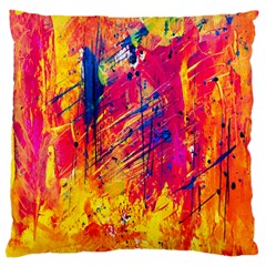 Various Colors Large Premium Plush Fleece Cushion Case (one Side) by artworkshop
