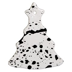Monochrome Mirage  Christmas Tree Ornament (two Sides) by dflcprintsclothing
