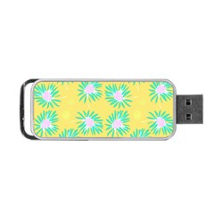 Mazipoodles Bold Daises Yellow Portable Usb Flash (one Side) by Mazipoodles