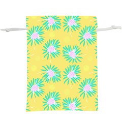 Mazipoodles Bold Daises Yellow Lightweight Drawstring Pouch (xl) by Mazipoodles