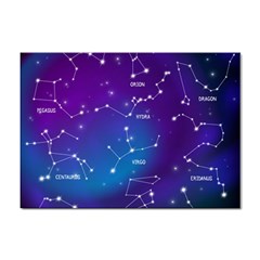 Realistic Night Sky With Constellations Sticker A4 (100 Pack) by Cowasu