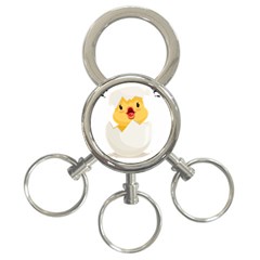 Cute Chick 3-ring Key Chain by RuuGallery10