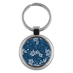Pattern Flowers Design Nature Key Chain (round) by Grandong
